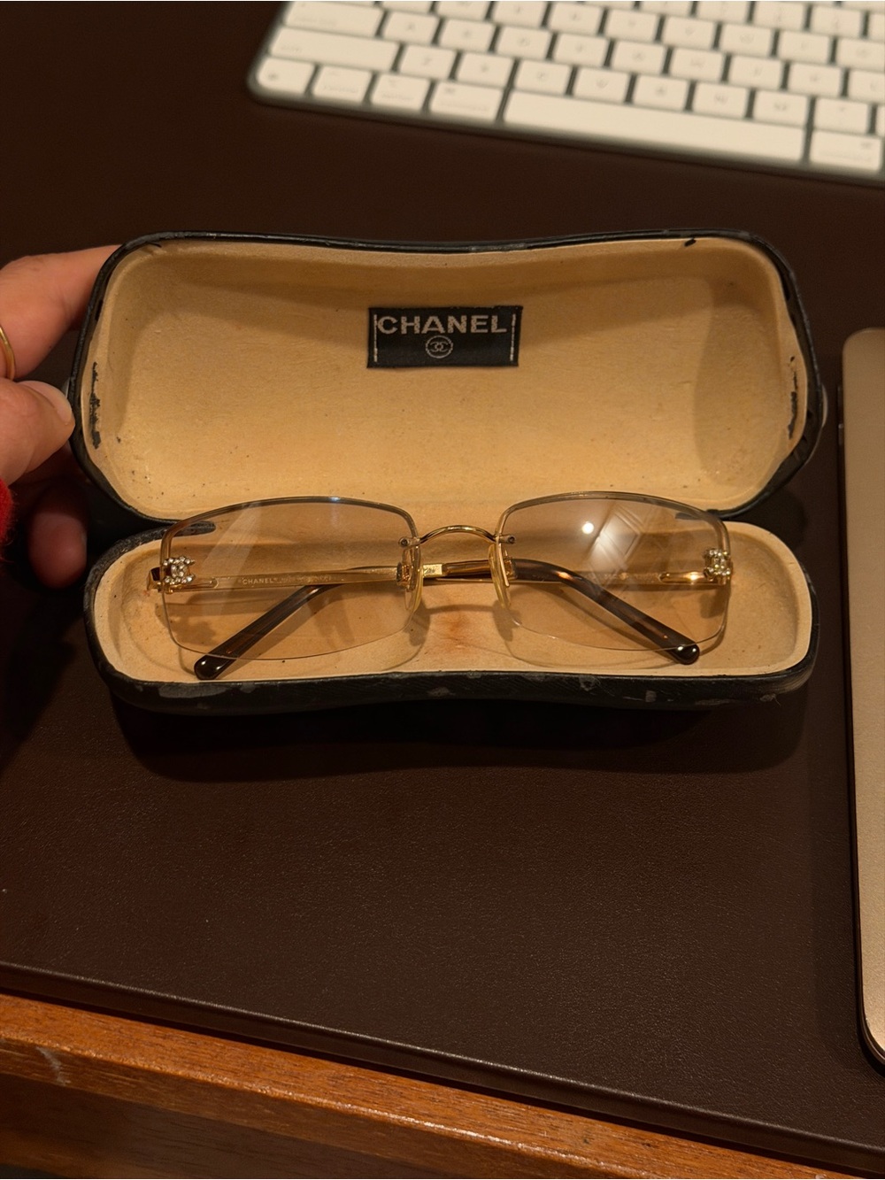 CHANELCrystal CC Sunglasses 4093-B
